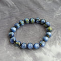 Denim Blue Beaded Bracelet