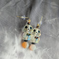 Clear Skull Bead Earrings