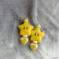 Yellow Power Star Earrings