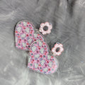 Hello Kitty Print Heart Earrings