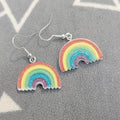 Glitter Rainbow Earrings