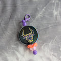 Taurus Zodiac Beaded Keychain