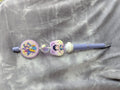 Lavender Girl Group Beaded Pen #4