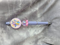 Lavender Girl Group Beaded Pen #7